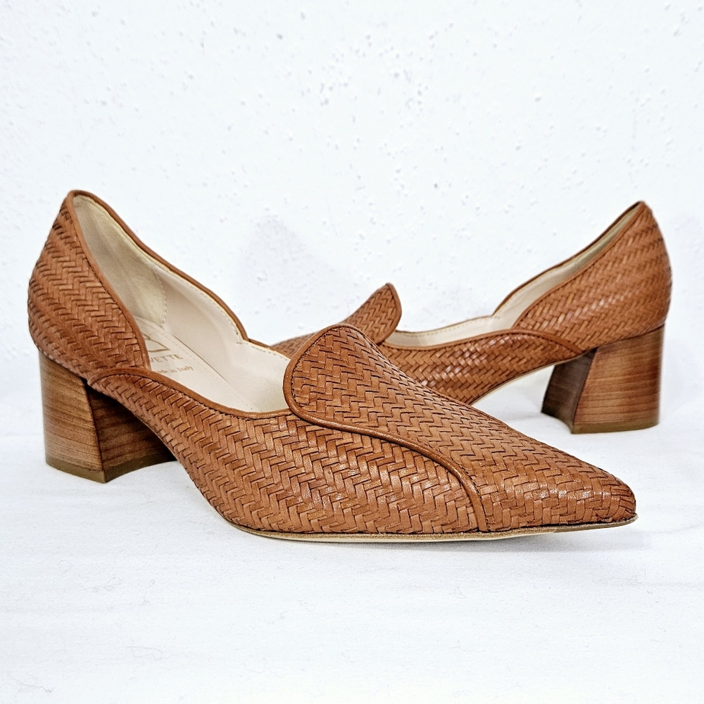 Mavette Fiona Leather Loafer in Brown Size 9